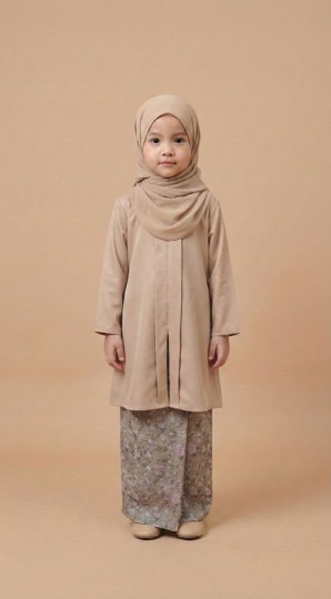 PRE-ORDER KIDS KURUNG ANUM NUDE