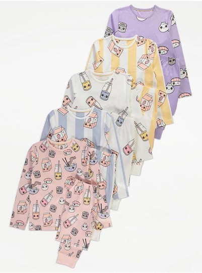 pyjamas 5 pack