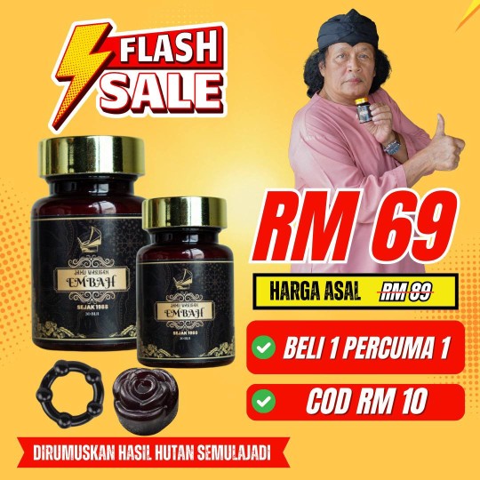 2 BOTOL -JAMU EMBAH-HQ