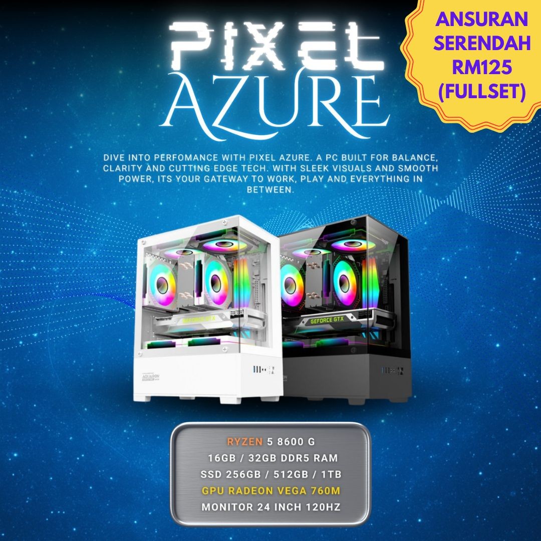 PC PIXEL AZURE