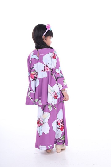 KIDS KURUNG AARA PURPLE ORCHID