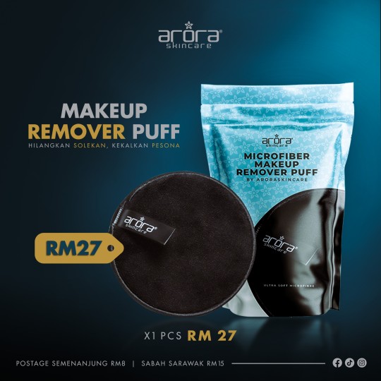 Arora Skincare Magic Makeup Remover Puff