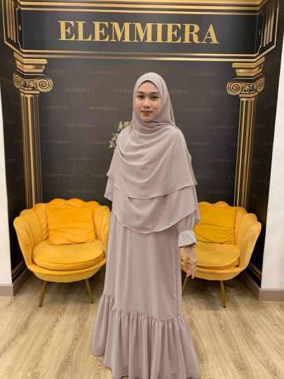 Jubah Qhyraa - Nude
