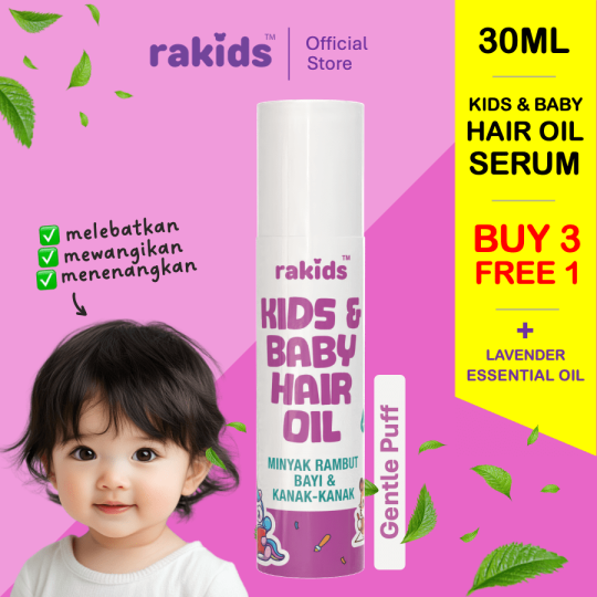 Gentle Puff [ Baby & Kids Hair Oil ]