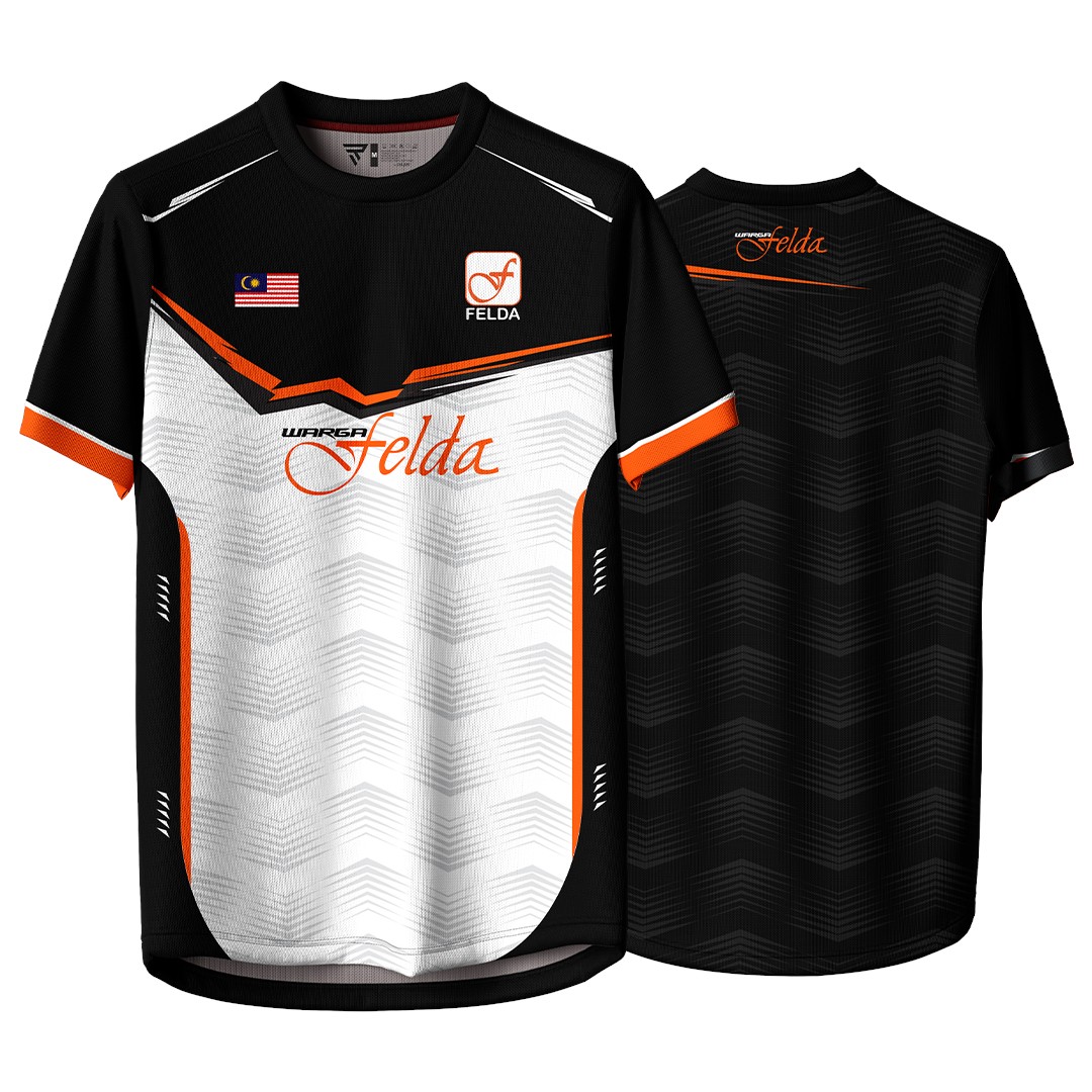 T-SHIRT WARGA FELDA ROUNDNECK PENDEK