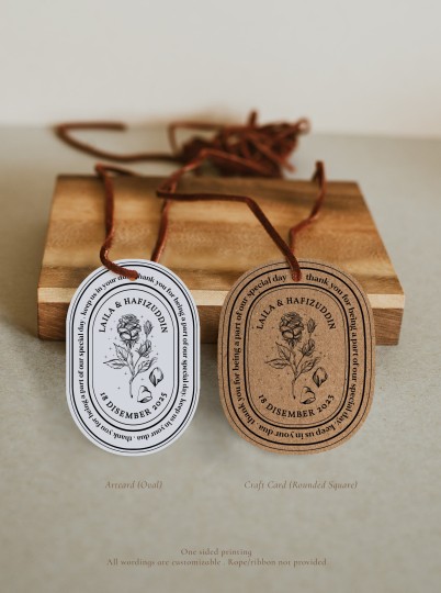 Rosette | Doorgift Tag