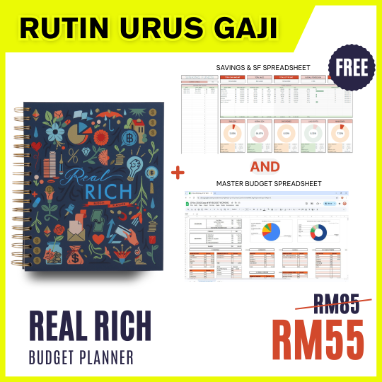 [BELI 1 DAPAT 3] Real Rich Budget Planner