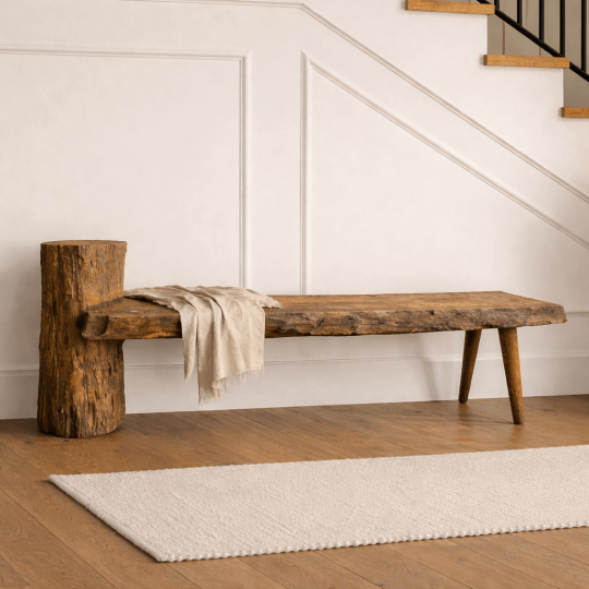 RUSTIC ANTIQUE BENCH