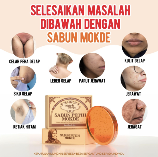 SABUN MOKDE - PUTIH SECARA SEMULAJADI