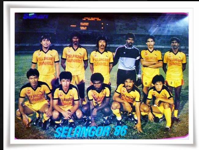 JERSI SELANGOR 1986 HOME ERA MOKHTAR DAHARI COLLAR RETRO