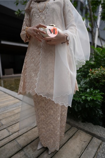 SERI (RATNA) KURUNG RIAU ORGANZA NUDE
