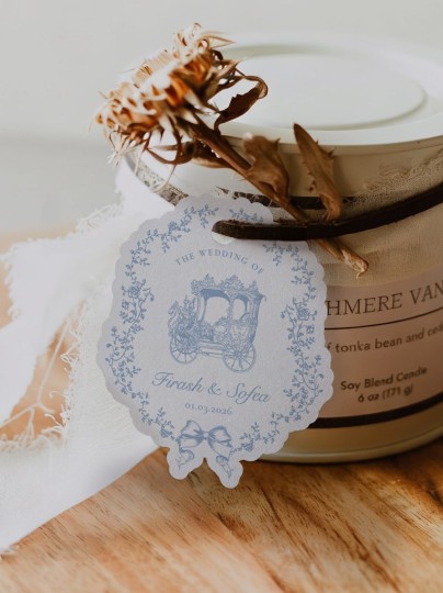 Barouche | Doorgift Tag