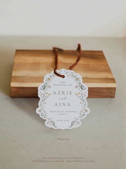 Whimsy Shaped | Doorgift Tag