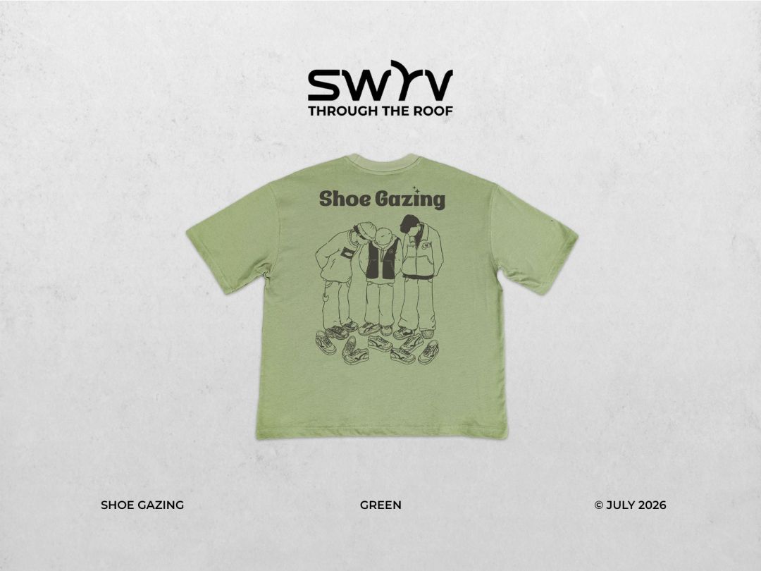 SWYV Tee – Shoes Gazing (Olive Green)