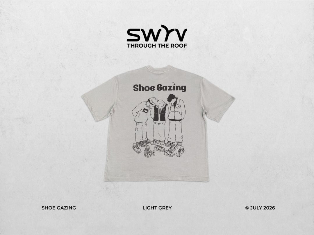 SWYV Tee – Shoes Gazing (Light Grey)