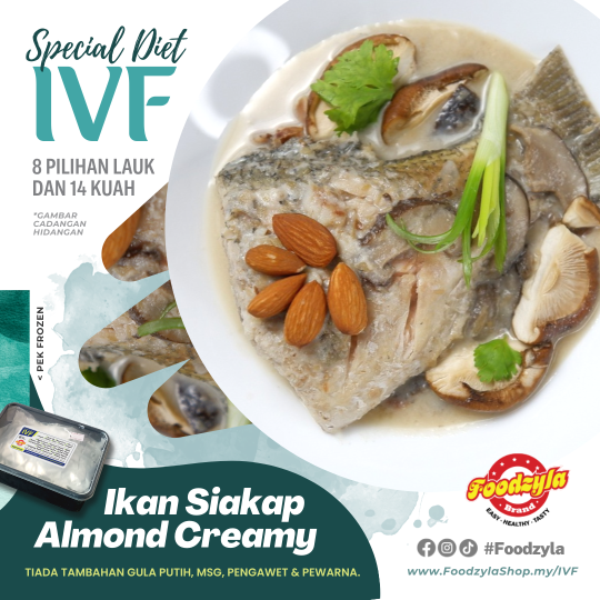 Menu Khas Diet IVF - Pakej 3 Hari