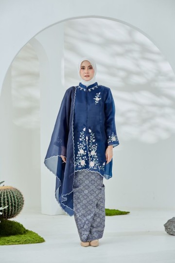 Seroja Klasik - Blue