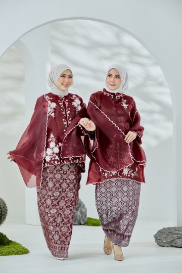 Seroja Klasik - Maroon