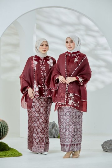 Seroja Klasik - Maroon