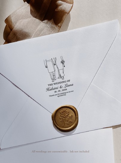 Lovebirds | Wedding Stamp