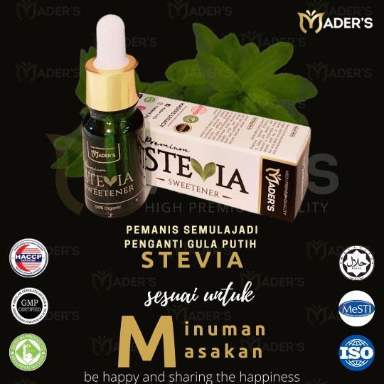 Premium Stevia Drop 10ml (3 Botol)