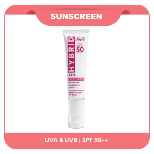 Kaseh Skincare Hybrid Tinted Sunscreen SPF50++
