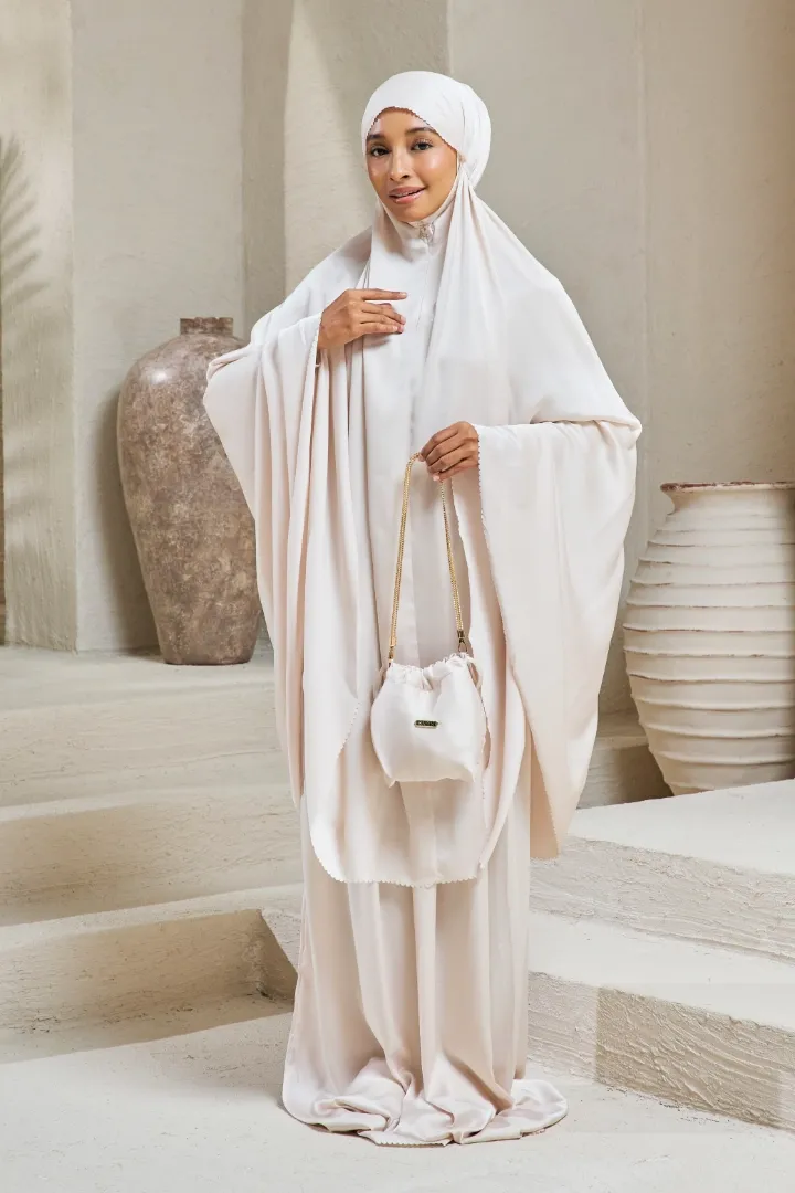 Telekung Travel 2.0 Sand Beige - Image 2