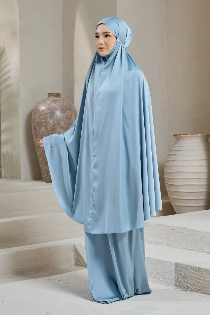 Telekung Travel 2.0 Dusty Blue - Image 3