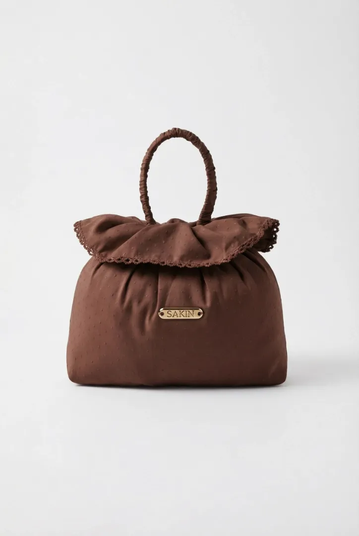 Telekung Travel Sakina - Dark Choco