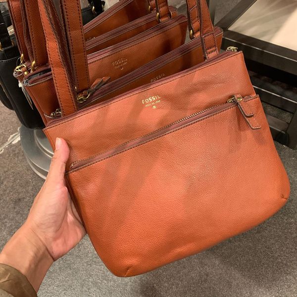 Fossil Tinsley Crossbody In Medium Brown