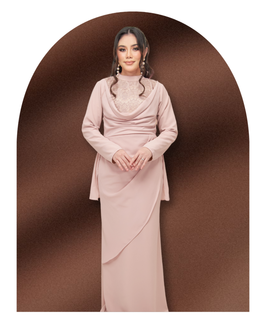 Madeline Dress - Blush Pink
