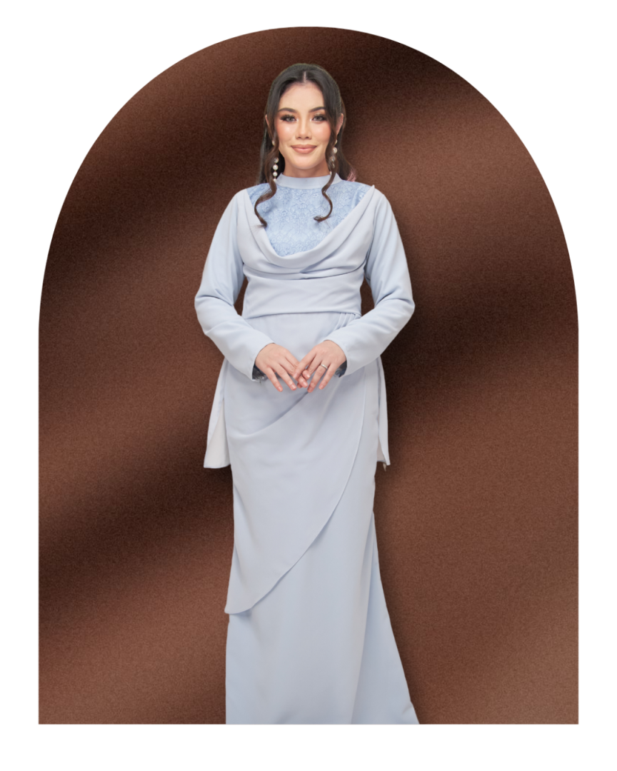 Madeline Dress - Baby Blue