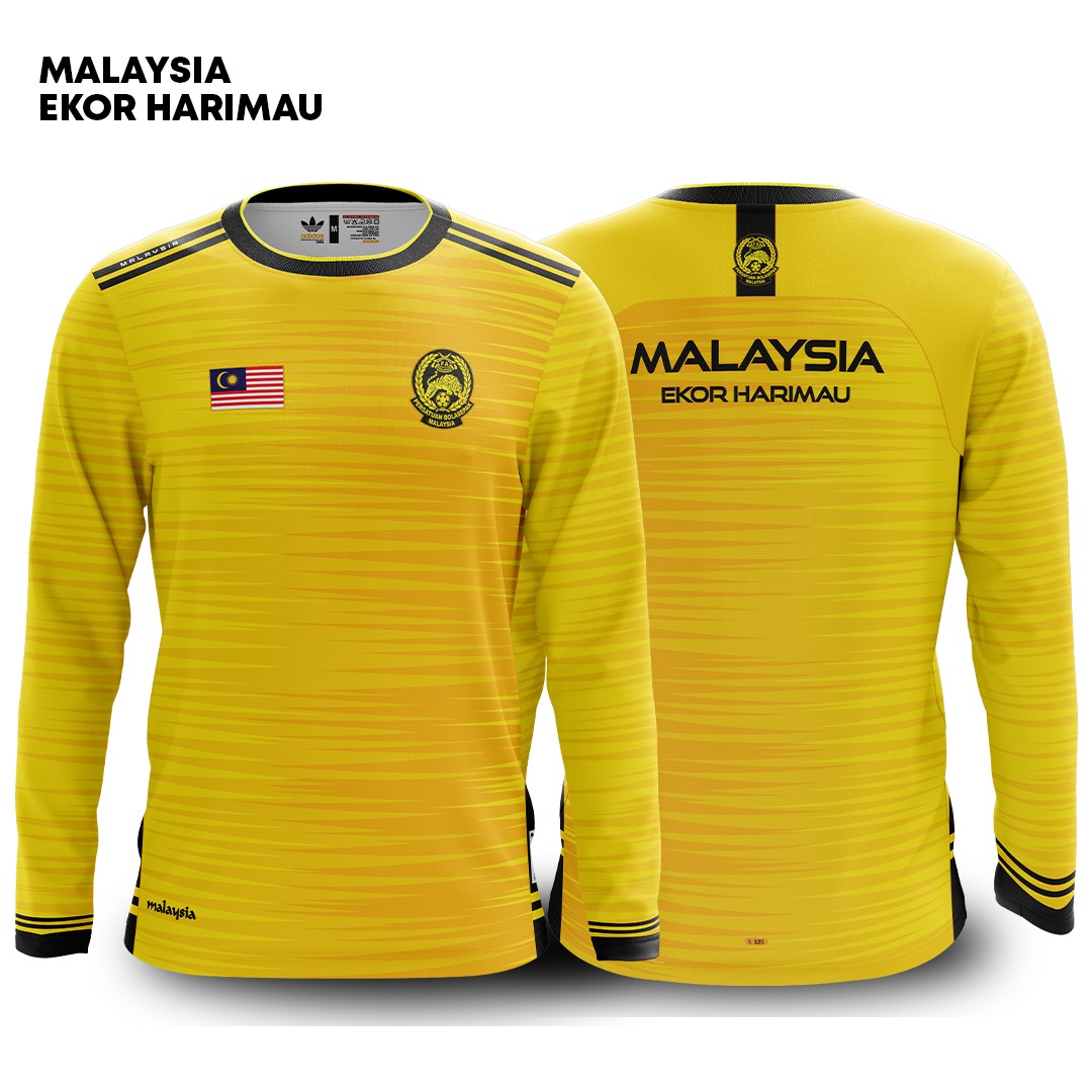 ERSEY  EKOR HARIMAU KUNING LENGAN PANJANG