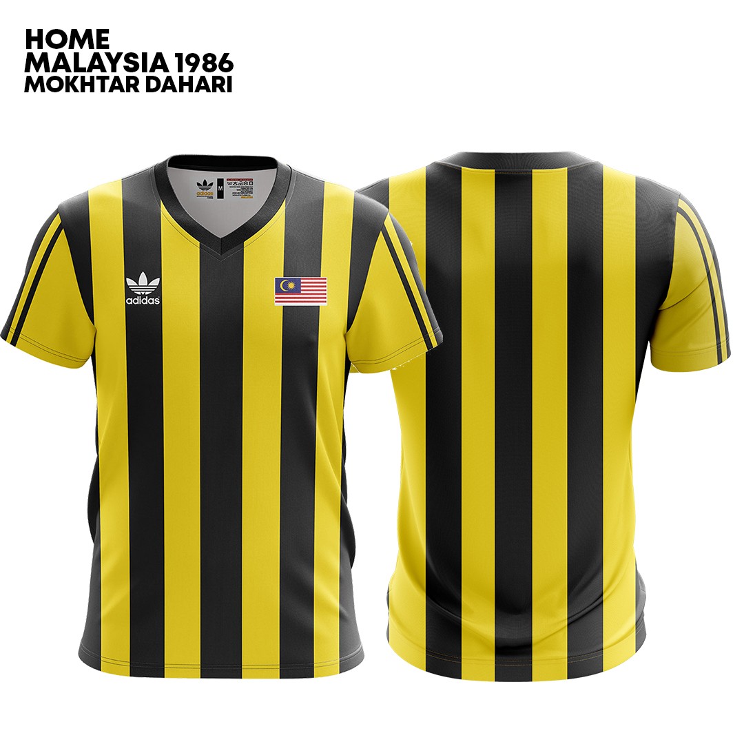 JERSEY RETRO 1986 HOME (ERA BOLA SEPAK MOKHTAR DAHARI)
