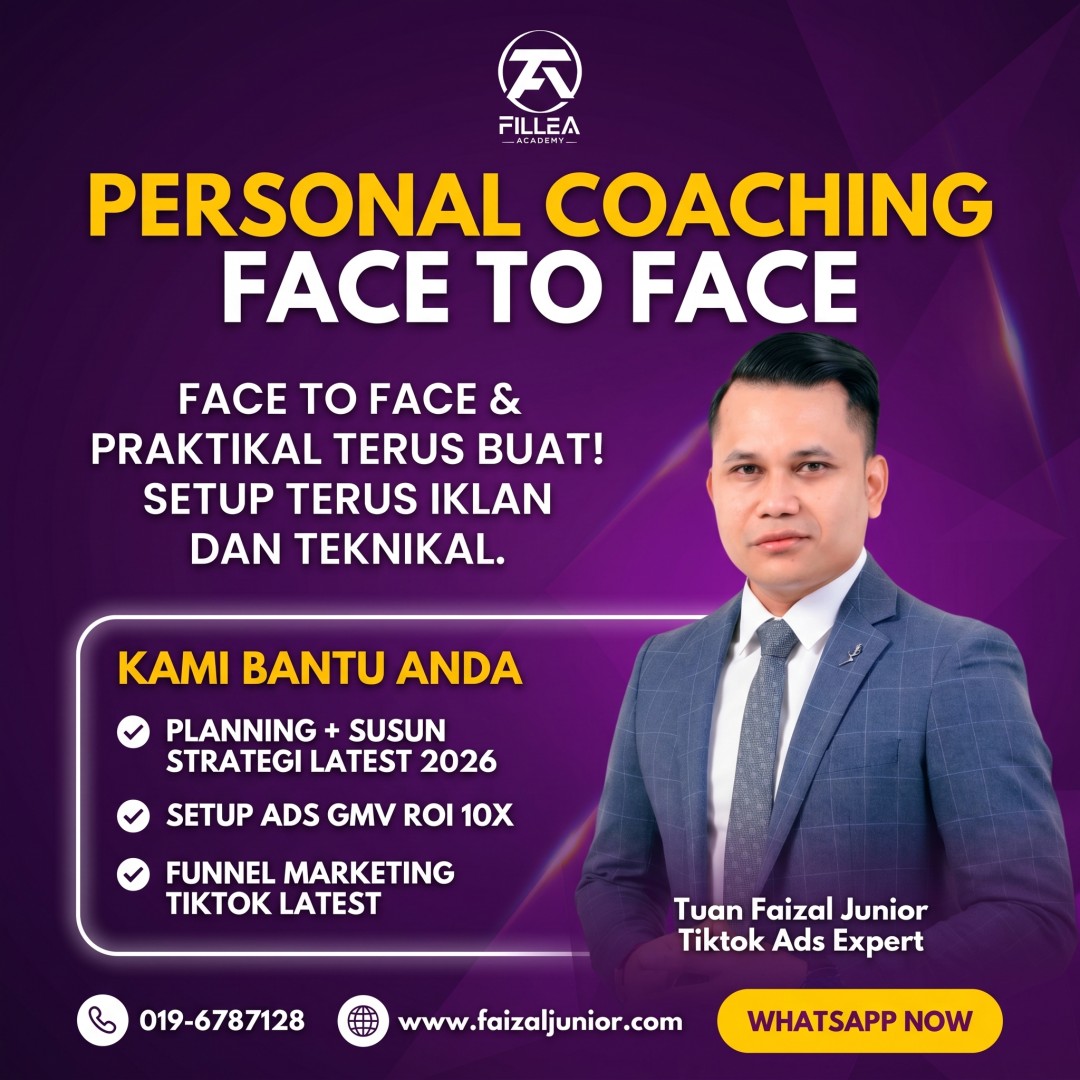 FOUNDER & OWNER BUSINESS TIKTOK PERSONAL COACHING OFFLINE