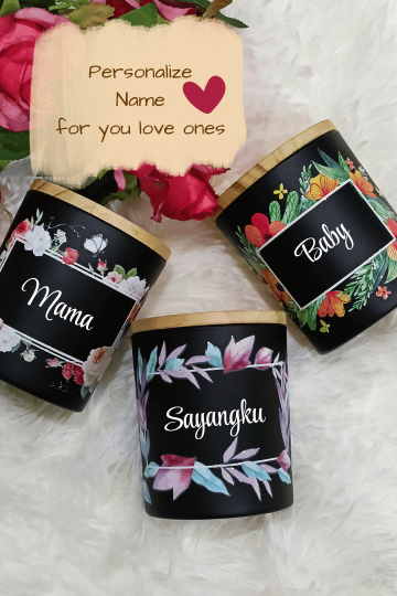 Name in Flame - Personalized Candle