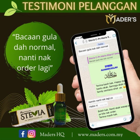 Premium Stevia Drop 10ml (1 Botol)