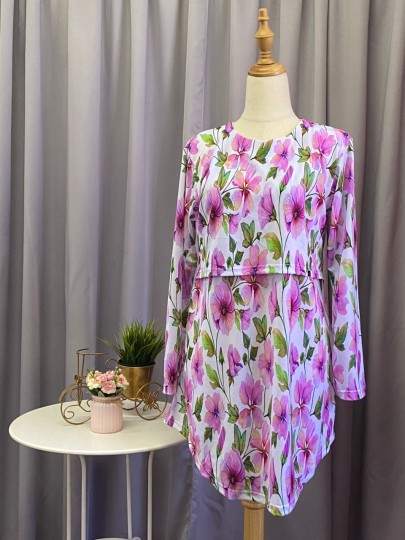 PRINTED KESUMA WHITE