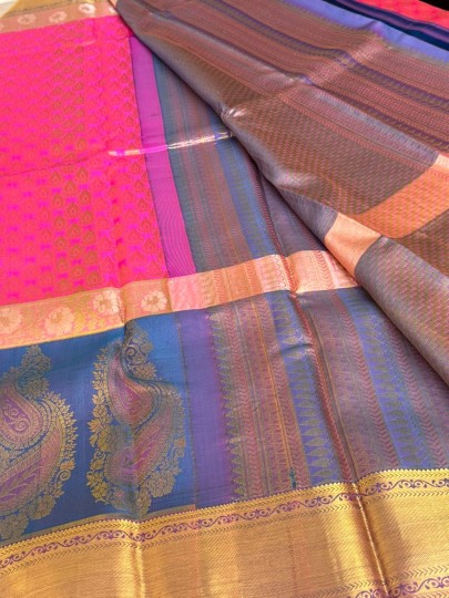 Statement Piece Rani Pink Kanjivaram
