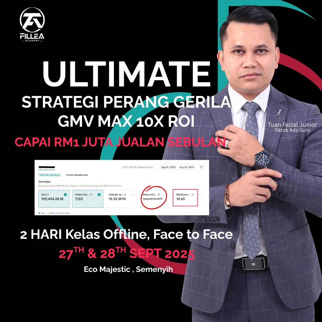 OFFLINE KELAS 2 HARI- STRATEGI PERANG GERILA GMV MAX-YEAR END PLANNING + GAMEPLAN RAYA 2026