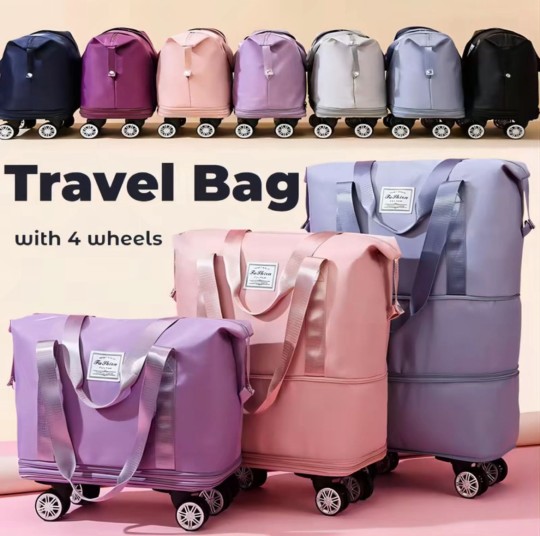 Travel Bag 2025 Wheels Upgraded
