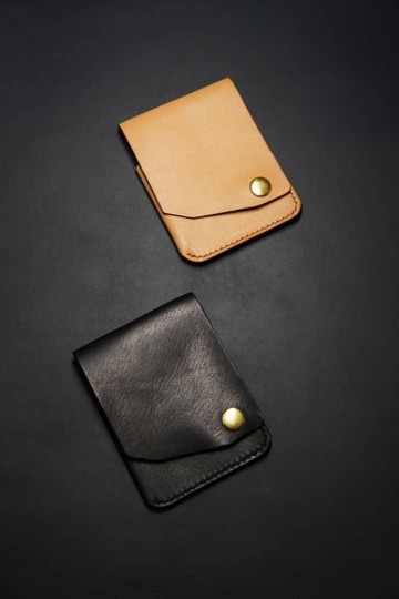 Minimalist Button Wallet