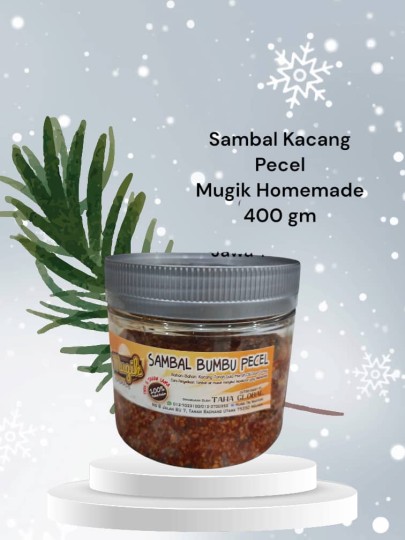 HARGA PROMO! Sambal Pecel  400g – Resepi Tradisional, Homemade & Pedas Giler! HALAL 100% Muslim – Sedap & Pekat