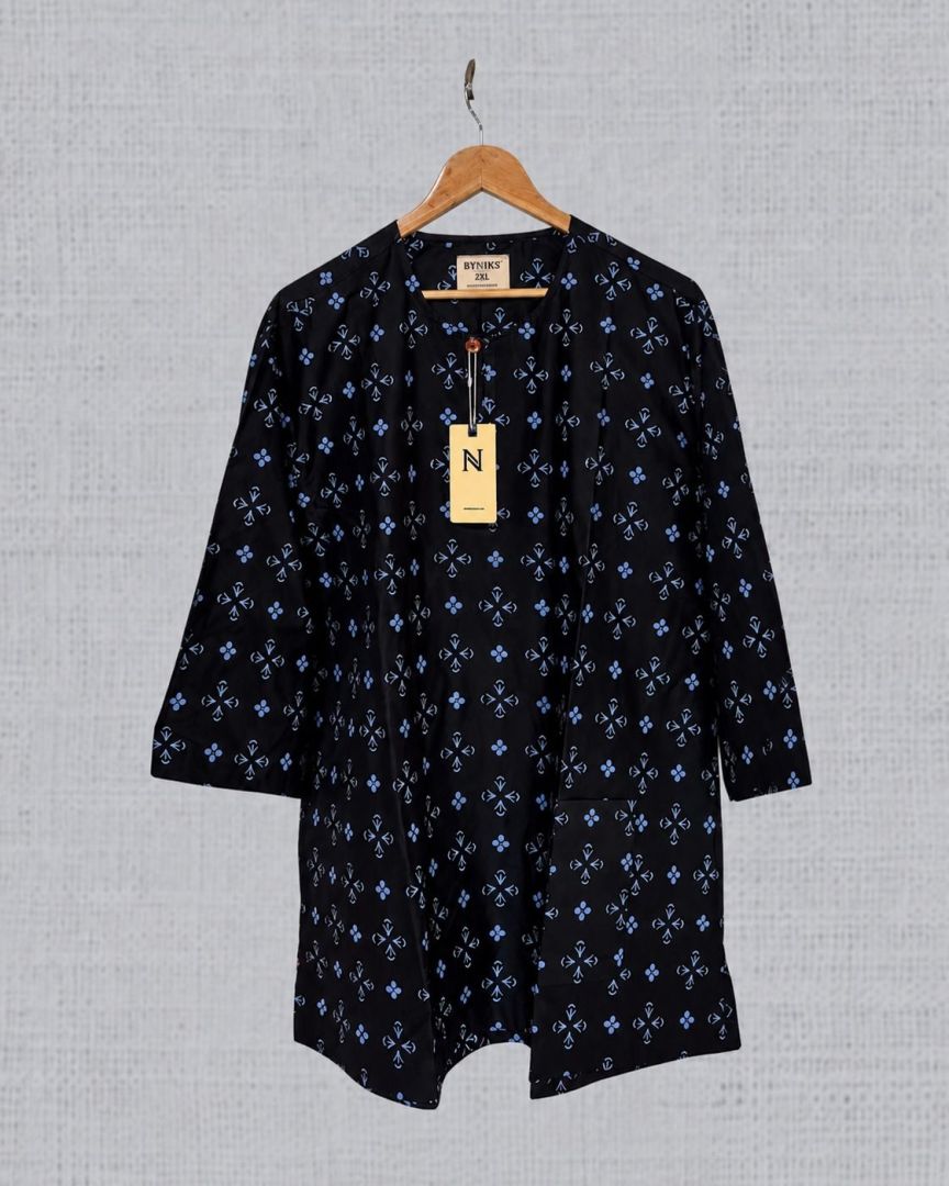 KURTA BATIK ATMA  [A05 BLACK SLATE]