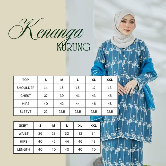Kenanga Kurung (Dusty Pink)