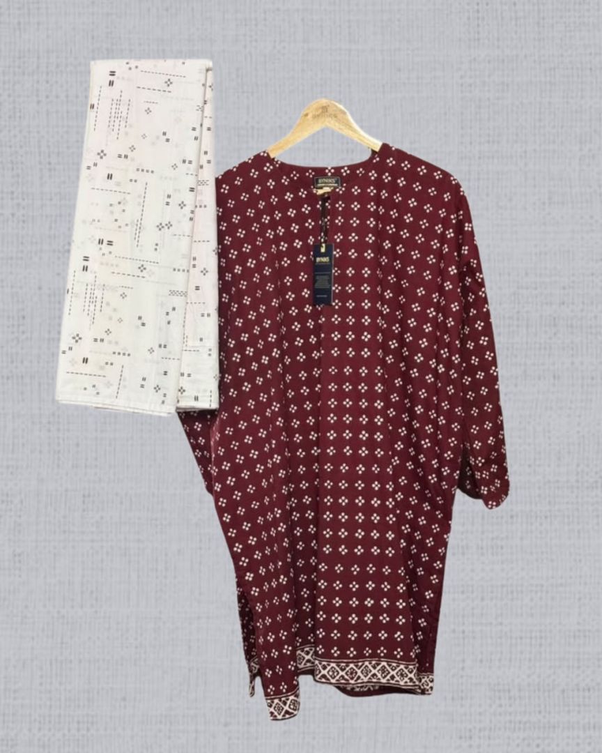BAJU KURUNG BATIK KASTURI [K10 MAROON]