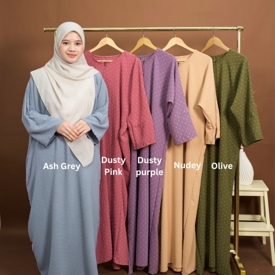 ( COMBO 3 ) KAFTAN JASMINE MATERIAL PREMIUM SOFT CREPE SEJUK TAK MUDAH KEDUT PELBAGAI WARNA