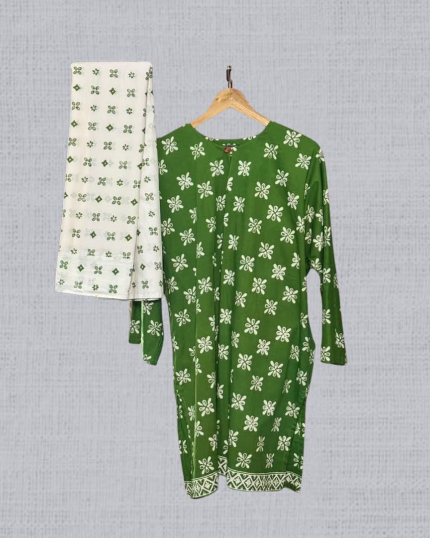 BAJU KURUNG BATIK KASTURI [K06 LIME LERO]