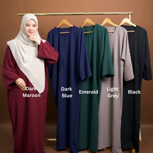 ( COMBO 3 ) KAFTAN JASMINE MATERIAL PREMIUM SOFT CREPE SEJUK TAK MUDAH KEDUT PELBAGAI WARNA