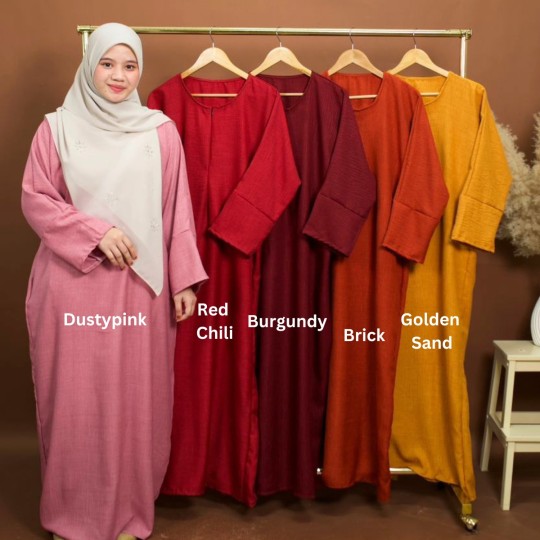 ( COMBO 3 ) KAFTAN LAYLA MATERIAL COTTON LOLIS SEJUK TAK MUDAH KEDUT PELBAGAI WARNA